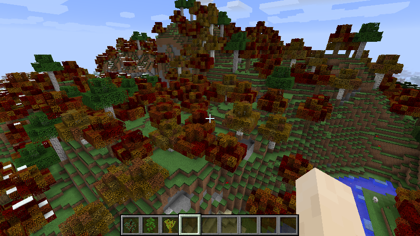 Autumn leaves in Primalcraft