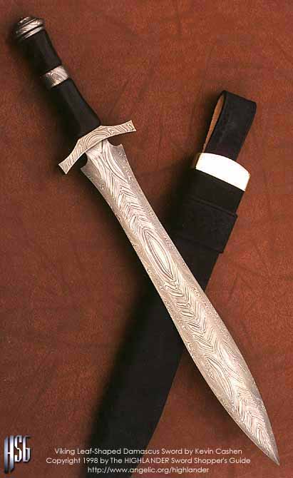 leaf-shaped Viking dagger