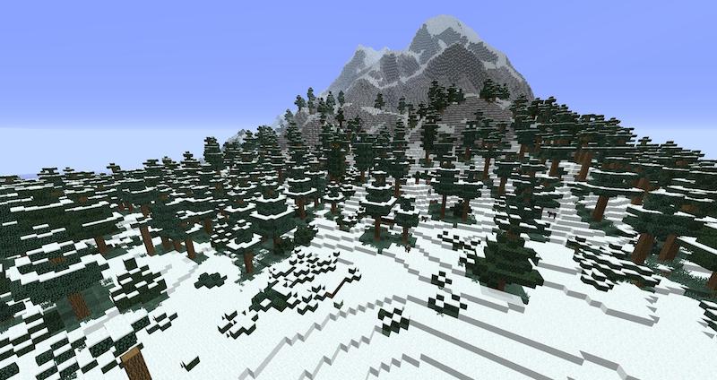 A mountain in Realistic Terrain Generation